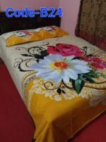 হোম টেক্সটাইল কালেকশন।   ১০০% কটন, লাক্সারী প্যানেল, কালার গ্যারান্টি। এক্সপোর্ট কোয়ালিটি সুতা বা বুসকা উঠবে না। কিং সাইজ ৭.৫ ফুট/ ৮.৫ ফুট। বালিশ কভার ২ পিছ ২০"/২৮"