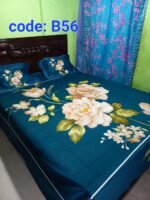 হোম টেক্সটাইল কালেকশন।   ১০০% কটন, লাক্সারী প্যানেল, কালার গ্যারান্টি। এক্সপোর্ট কোয়ালিটি সুতা বা বুসকা উঠবে না। কিং সাইজ ৭.৫ ফুট/ ৮.৫ ফুট। বালিশ কভার ২ পিছ ২০"/২৮"
