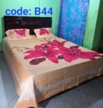 হোম টেক্সটাইল কালেকশন।   ১০০% কটন, লাক্সারী প্যানেল, কালার গ্যারান্টি। এক্সপোর্ট কোয়ালিটি সুতা বা বুসকা উঠবে না। কিং সাইজ ৭.৫ ফুট/ ৮.৫ ফুট। বালিশ কভার ২ পিছ ২০"/২৮"